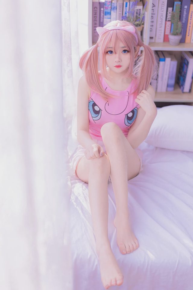 小奶糕Milky 精灵宝可梦 胖丁拟人cosplay第 9 张图片