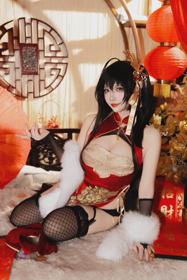 二佐Nisa 碧蓝航线 大凤 旗袍第 35 张图片
