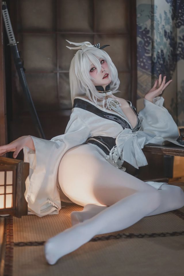 Natsuko夏夏子 碧蓝航线 白凤和服第 18 张图片