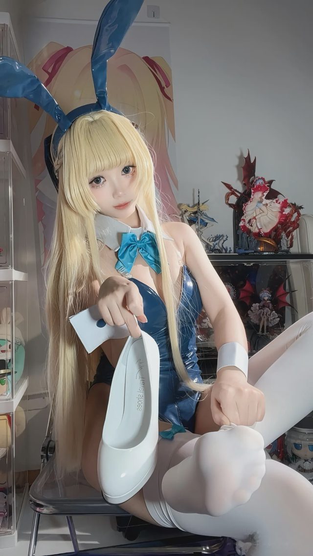 白栎Shirly 碧蓝档案 飞鸟马时 兔女郎第 45 张图片