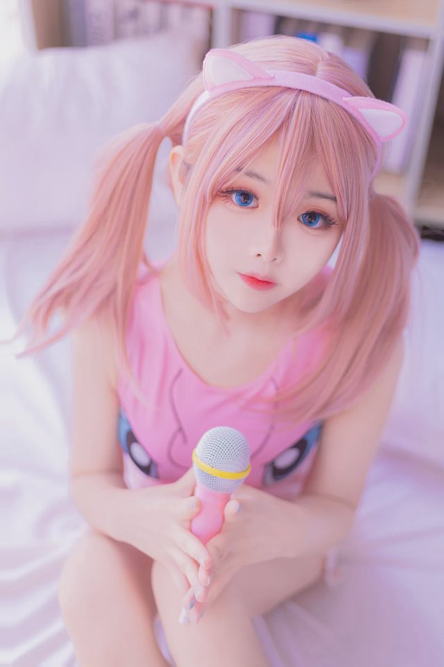 小奶糕Milky 精灵宝可梦 胖丁拟人cosplay第 6 张图片