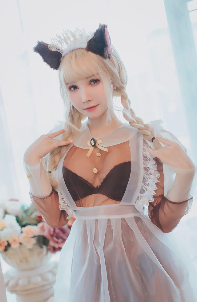 羽生三未 超级小禾儿 一千只猫薄禾 透明女仆第 28 张图片