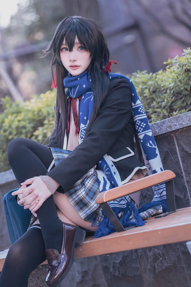 幼愛youmeko 我的青春恋爱物语果然有问题 雪之下雪乃 JK制服第 1 张图片