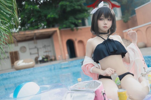 纸悦Etsuko 碧蓝档案 水真白第 14 张图片