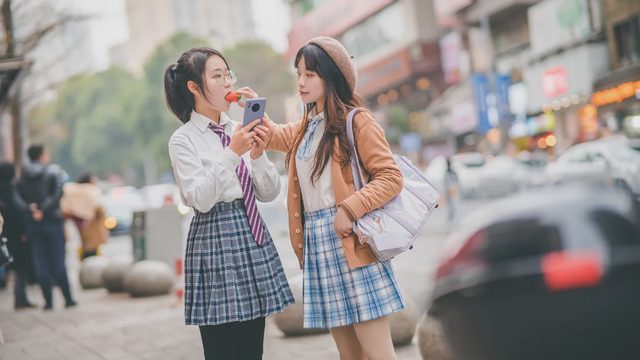 嘉霁，夜狸 JK私影第 8 张图片