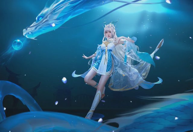 梁月曦Luna 王者荣耀 西施 游龙清影 cosplay第 3 张图片