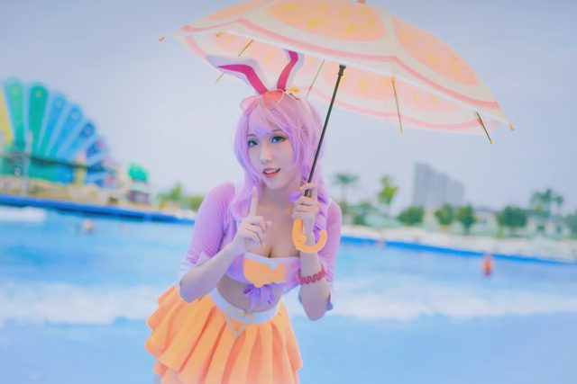 叶唯唯 公孙离蜜橘之夏泳装Cosplay第 8 张图片