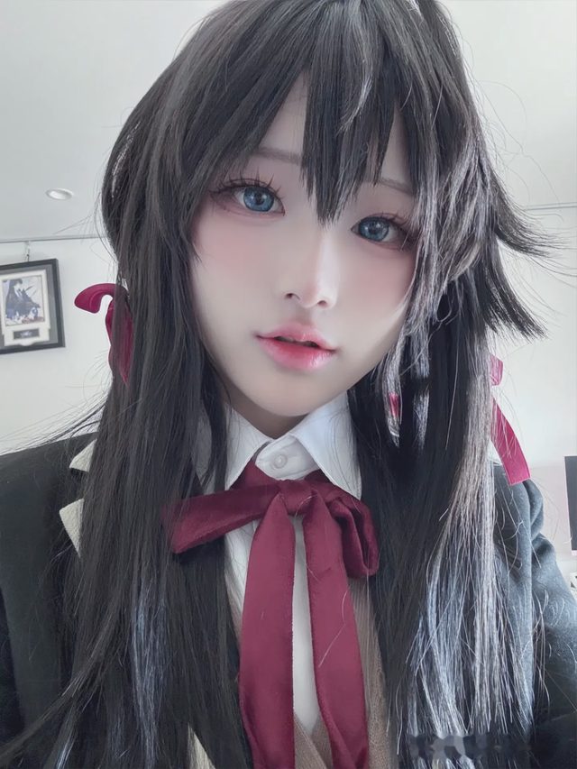 幼愛youmeko 我的青春恋爱物语果然有问题 雪之下雪乃 JK制服第 23 张图片