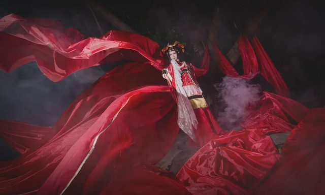 陌_墨心莲 霹雳布袋戏 骨箫范凄凉 Cosplay第 19 张图片