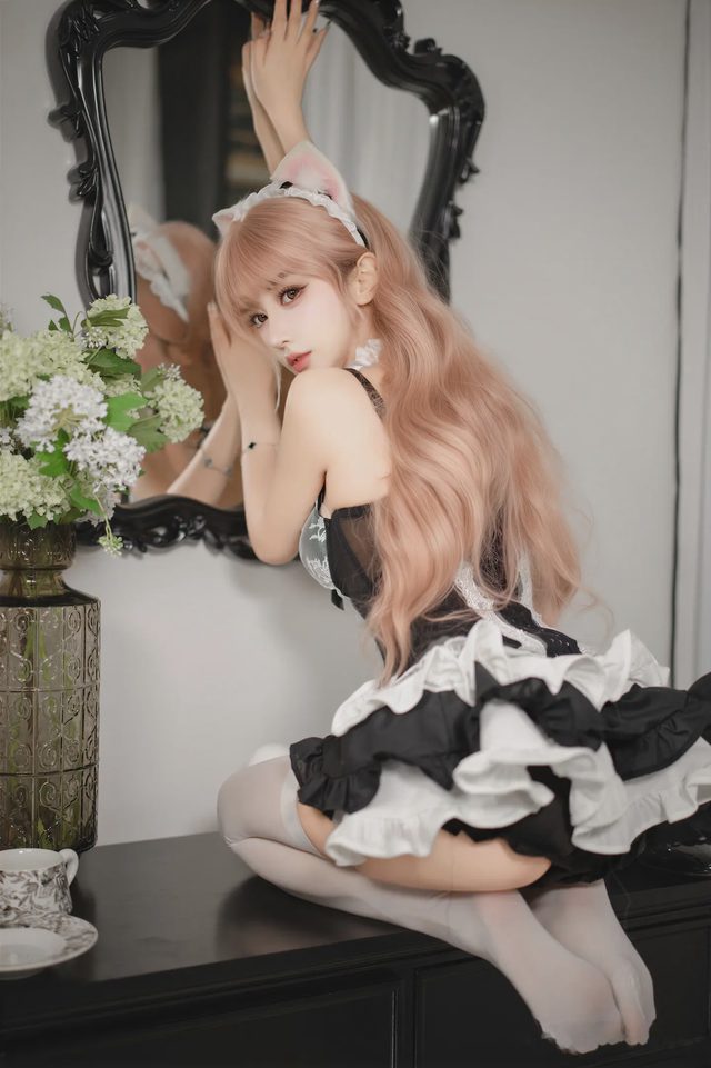 过期米线线喵 小猫女仆第 34 张图片