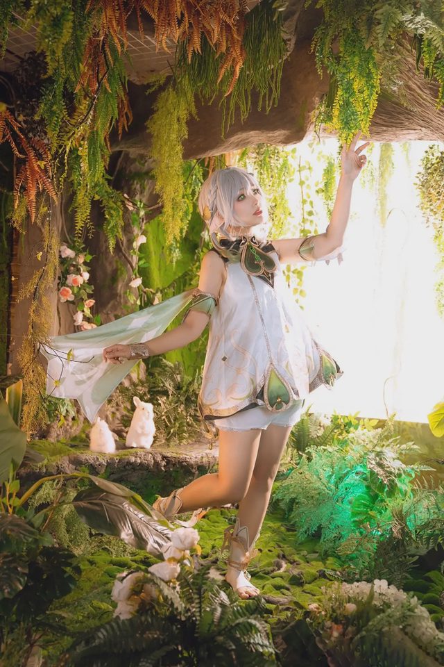 怪兽要努力变强 《原神》纳西妲cosplay第 11 张图片