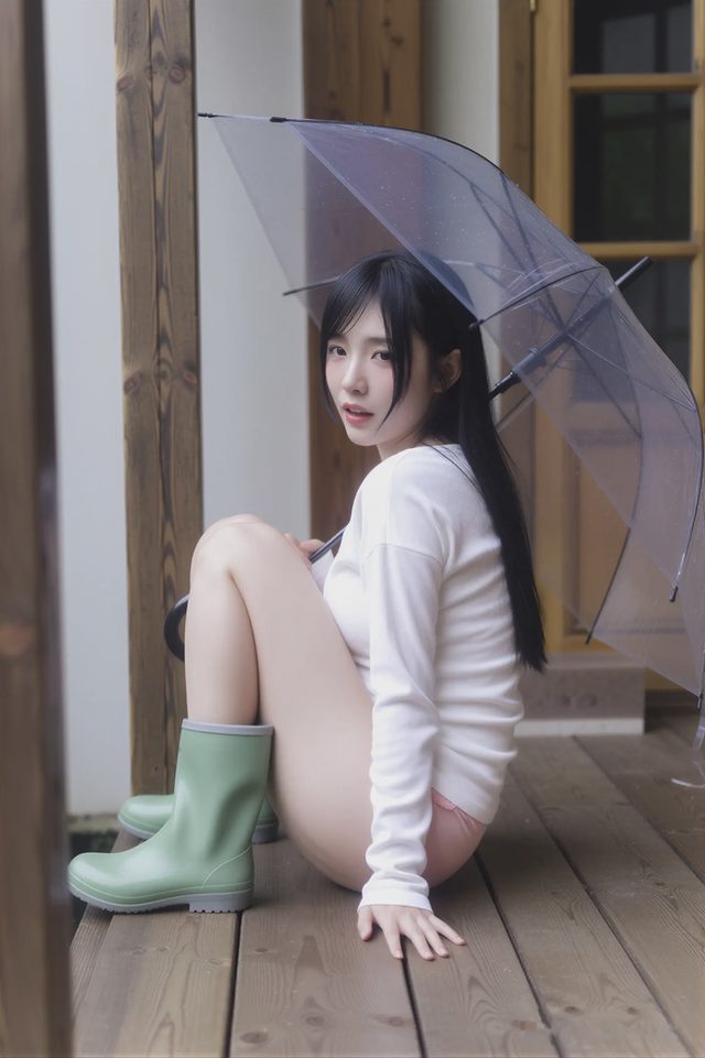 momorina rinaモモリナ MAXIM Wet In The Rain OUTSIDE第 28 张图片