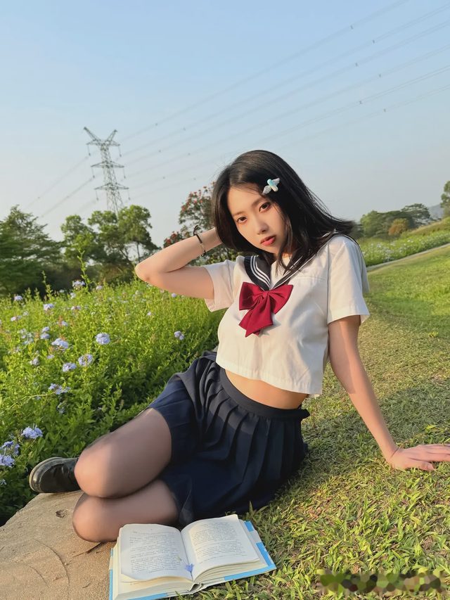 七只红豆 蓝花JK第 12 张图片
