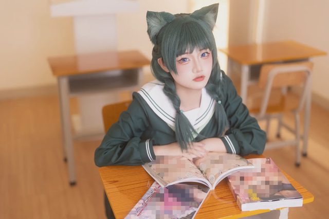 XIAOYUKIKO 小鱼 Neko Maomao 药师少女 猫猫 Jk第 28 张图片