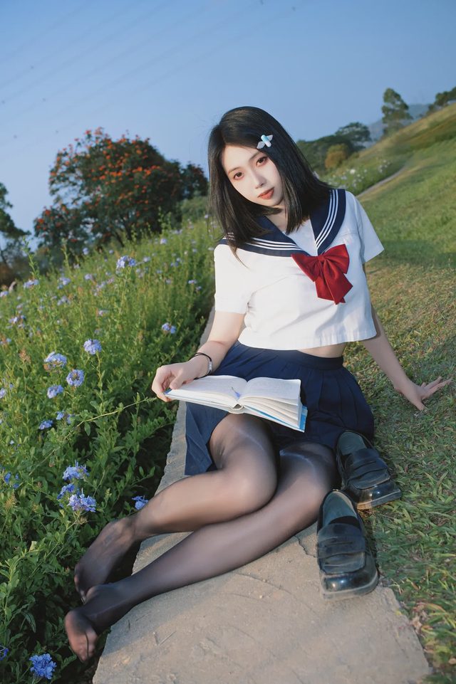 七只红豆 蓝花JK第 26 张图片