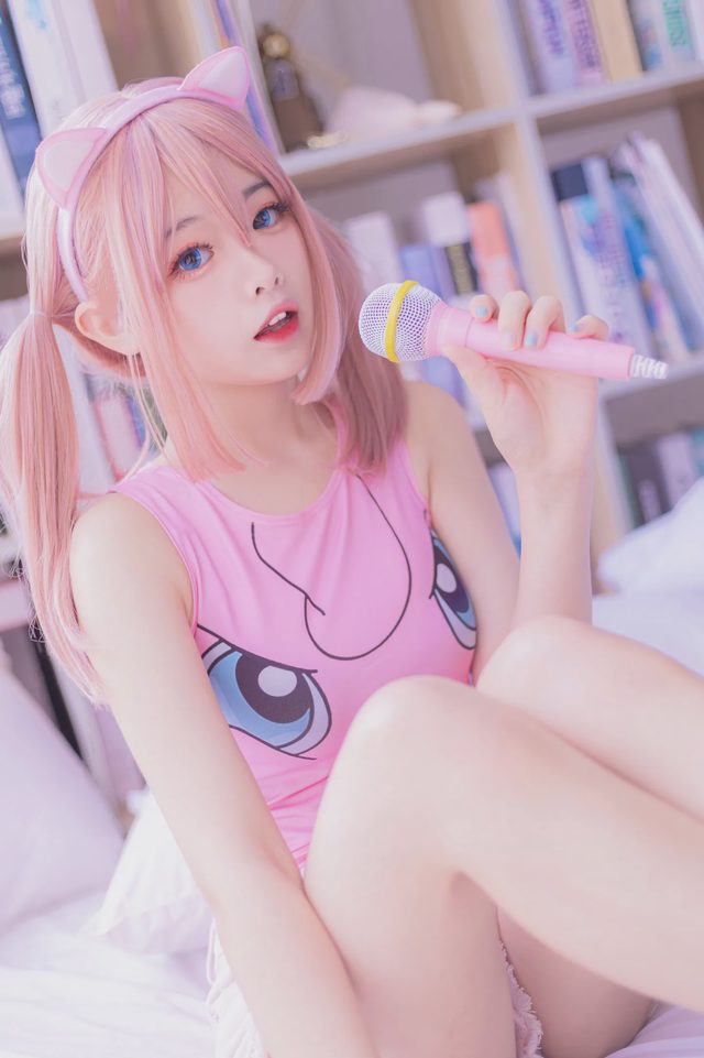 小奶糕Milky 精灵宝可梦 胖丁拟人cosplay第 7 张图片