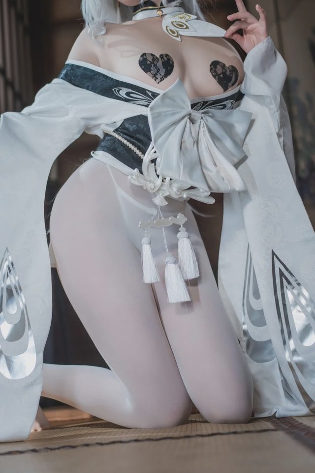 Natsuko夏夏子 碧蓝航线 白凤和服第 48 张图片