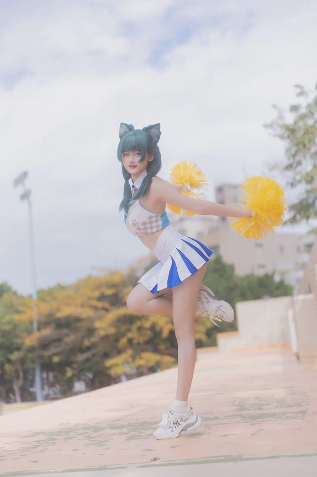 XIAOYUKIKO 小鱼 Cheerleader Maomao第 9 张图片