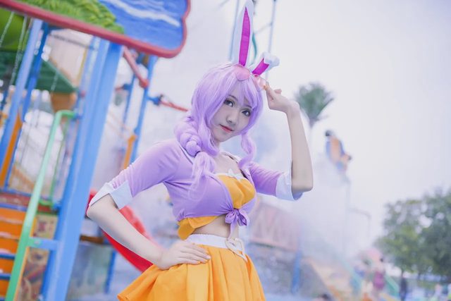 叶唯唯 公孙离蜜橘之夏泳装Cosplay第 5 张图片