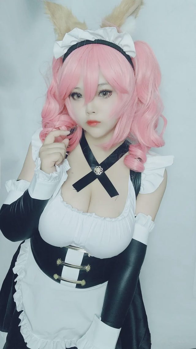 茶杯不泡tea 玉藻前女仆装第 2 张图片