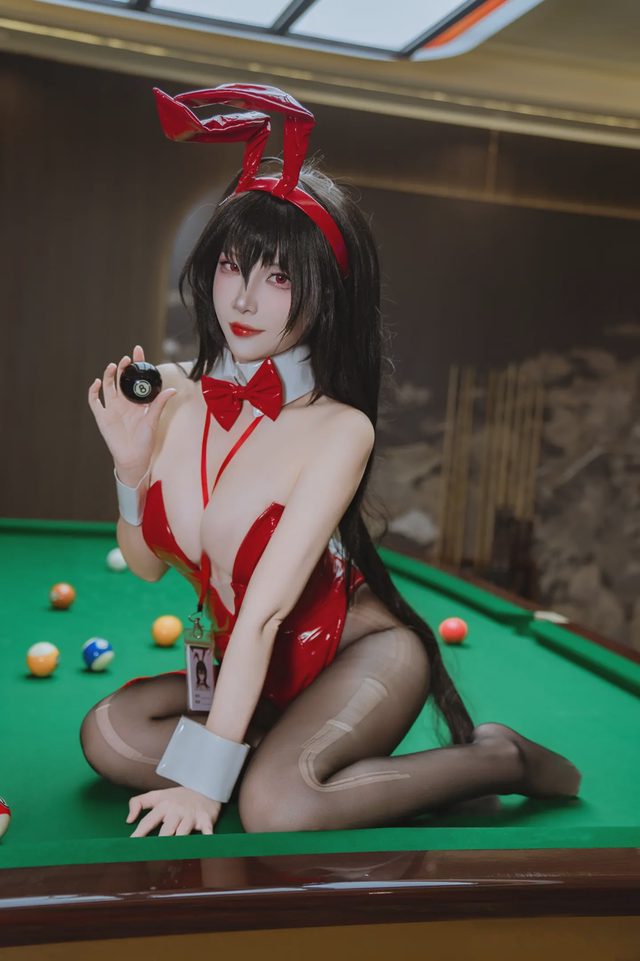 二佐Nisa 碧蓝航线 大凤 桌球兔女郎第 11 张图片