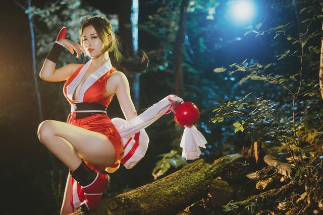 az想和金克丝私奔 王者荣耀－不知火舞cosplay第 7 张图片