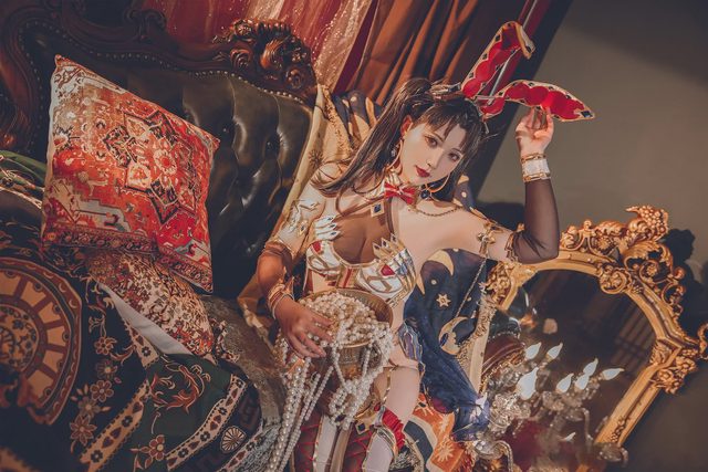 一只郁_可爱_凛 《FGO》伊什塔尔•兔女郎同人cosplay第 7 张图片