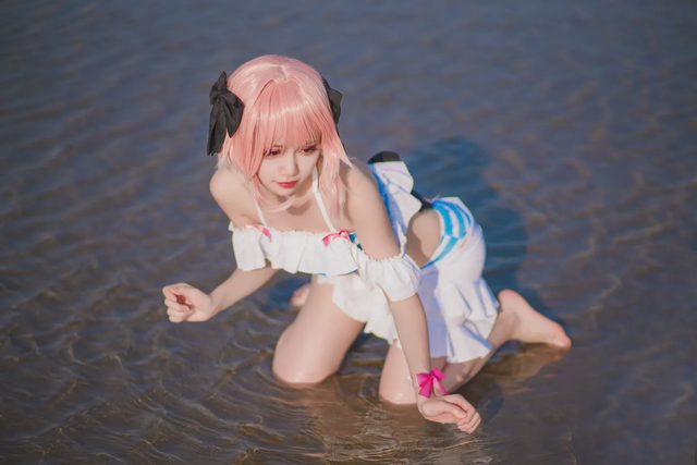 baka小伊 阿福泳装cosplay第 4 张图片