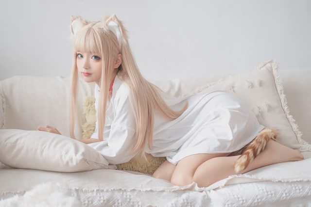 蠢沫沫- 黄豆粉猫娘cosplay第 9 张图片