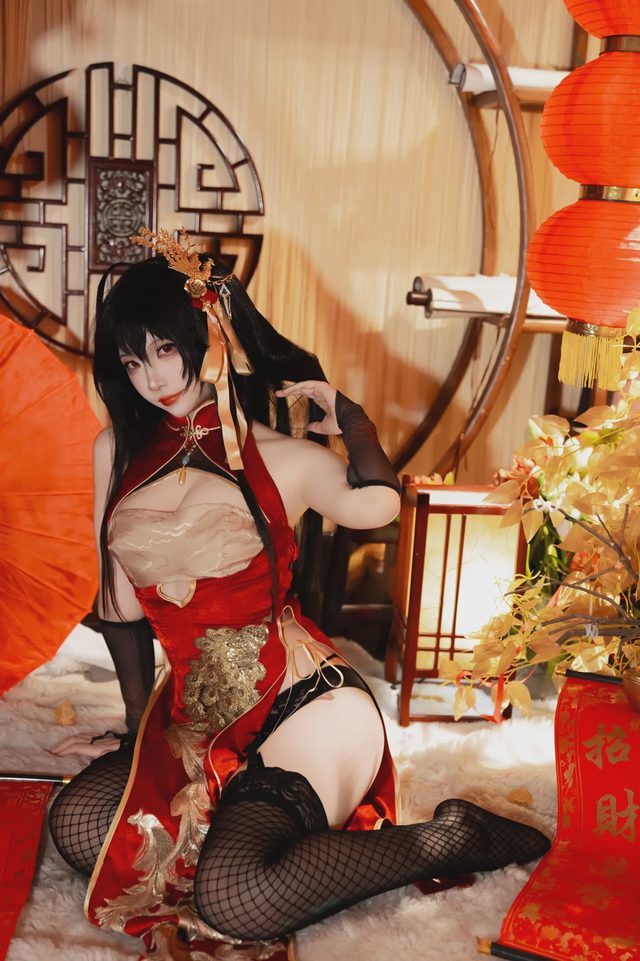 二佐Nisa 碧蓝航线 大凤 旗袍第 19 张图片