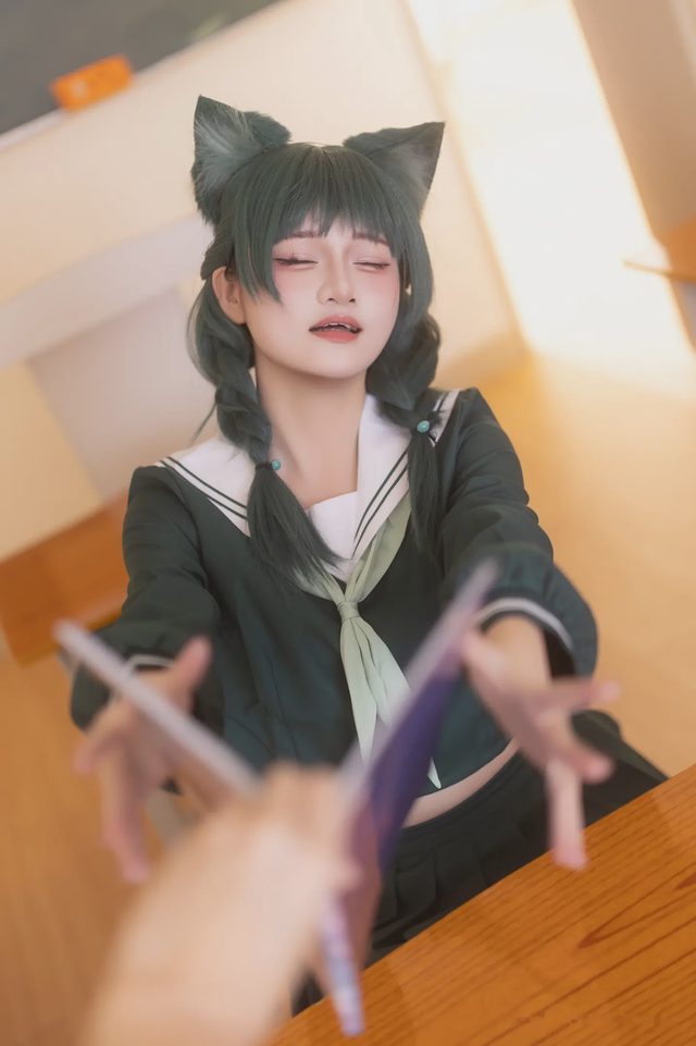 XIAOYUKIKO 小鱼 Neko Maomao 药师少女 猫猫 Jk第 14 张图片