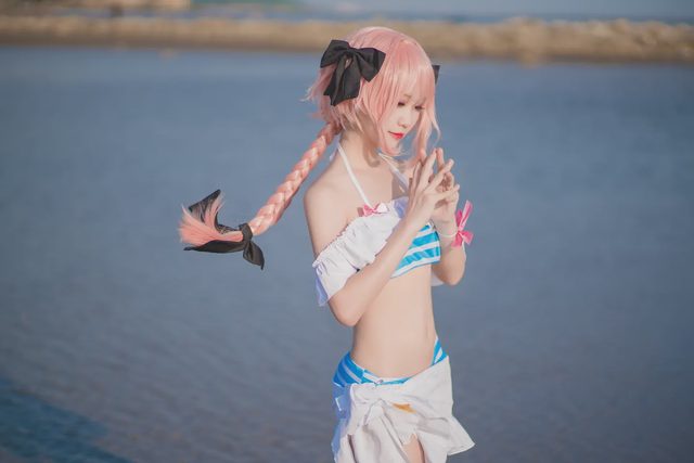 baka小伊 阿福泳装cosplay第 8 张图片