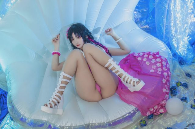 洛璃LoLiSAMA FGO 杀生院祈荒 泳装第 2 张图片