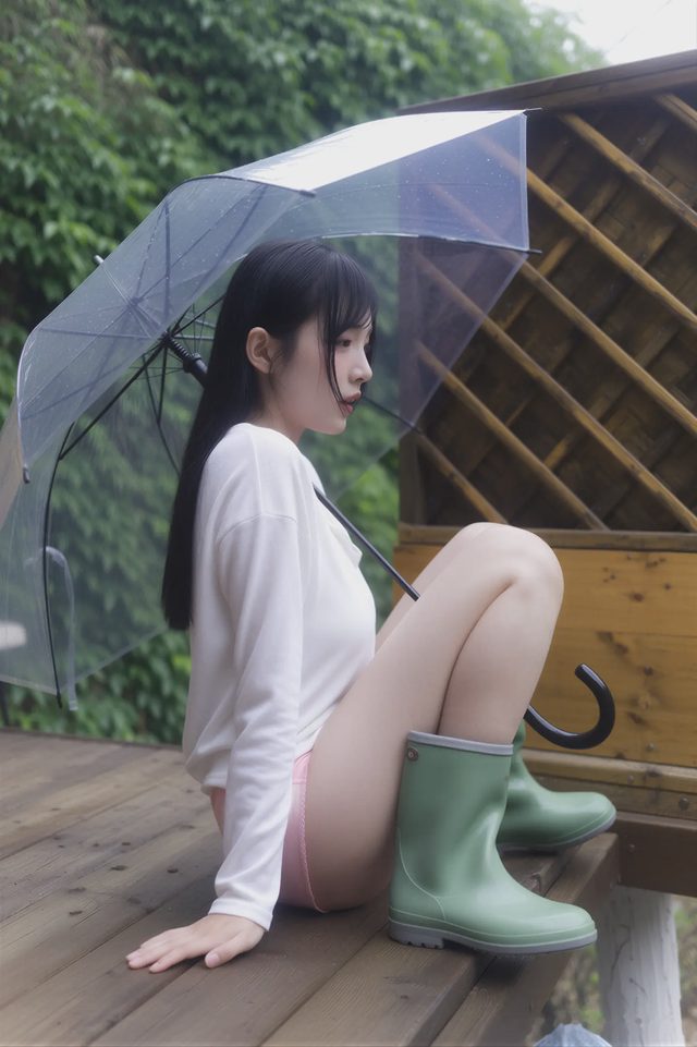 momorina rinaモモリナ MAXIM Wet In The Rain OUTSIDE第 29 张图片
