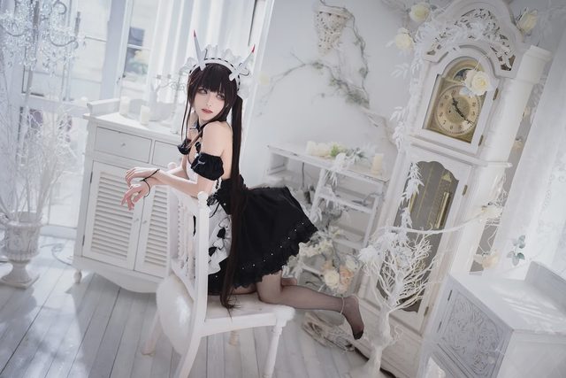 千城夜vv 《碧蓝航线》能代女仆cosplay第 4 张图片