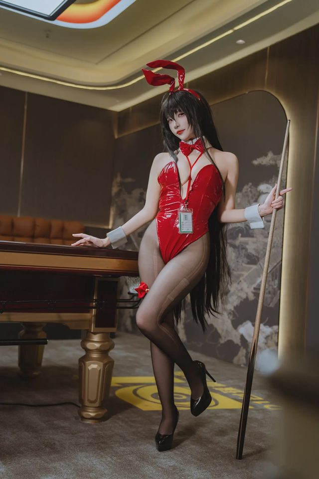 二佐Nisa 碧蓝航线 大凤 桌球兔女郎第 3 张图片