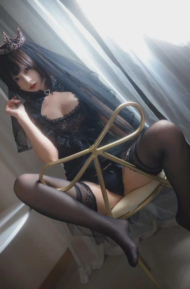 疯猫ss 黑色婚纱第 30 张图片