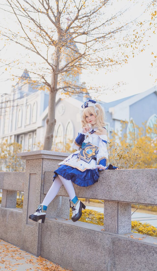 洛城雪Yuki 《原神》芭芭拉cosplay第 8 张图片