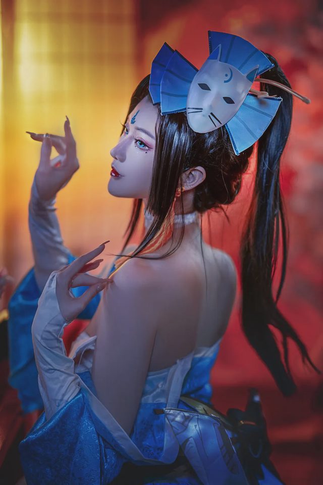 露兒大魔王_ 王者荣耀 不知火舞魅语cosplay第 2 张图片