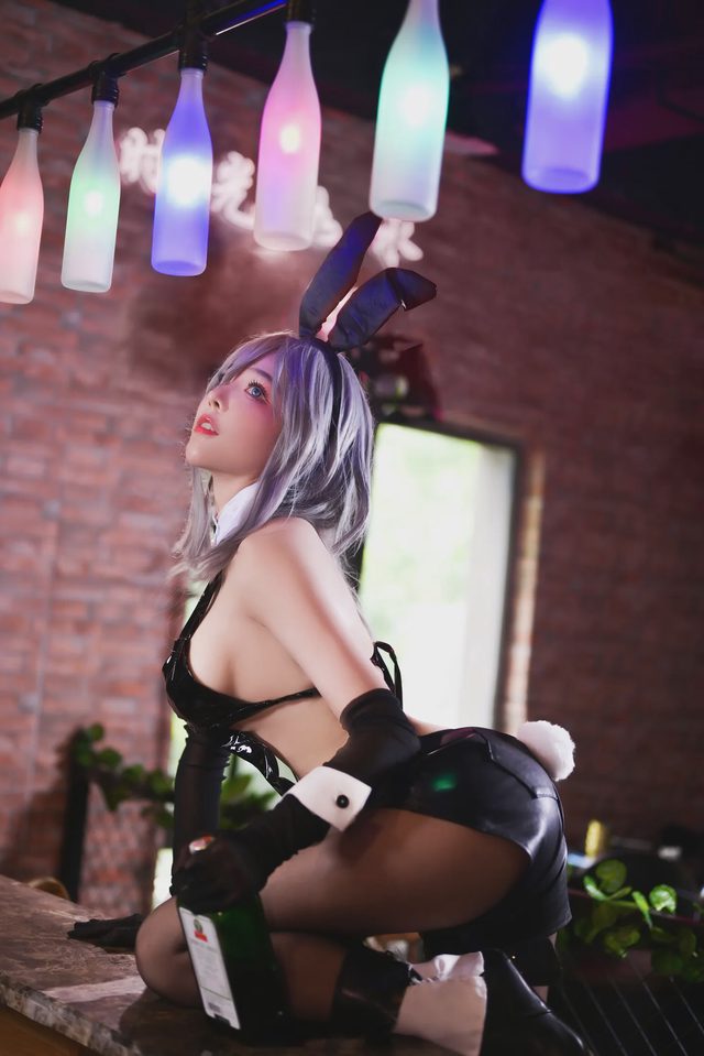 敲可爱哒nico酱 碧蓝航线 兔女郎cosplay第 7 张图片