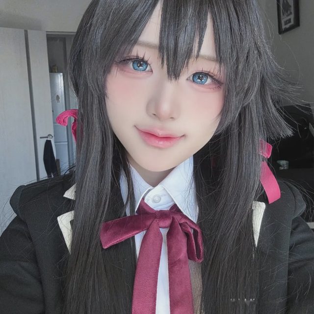 幼愛youmeko 我的青春恋爱物语果然有问题 雪之下雪乃 JK制服第 22 张图片
