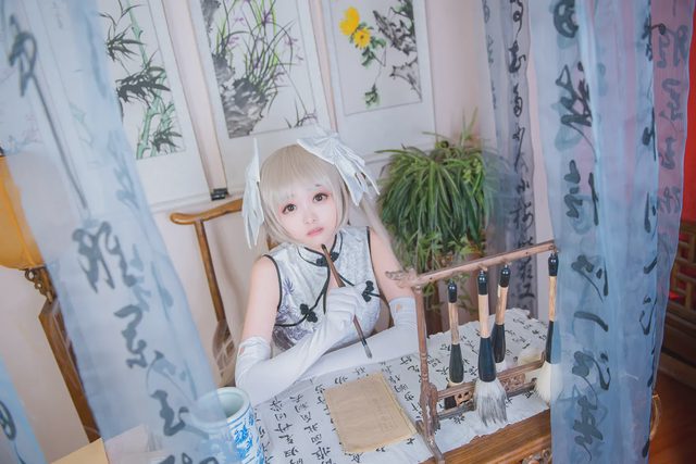 蓝裳 缘之空穹妹cosplay第 4 张图片