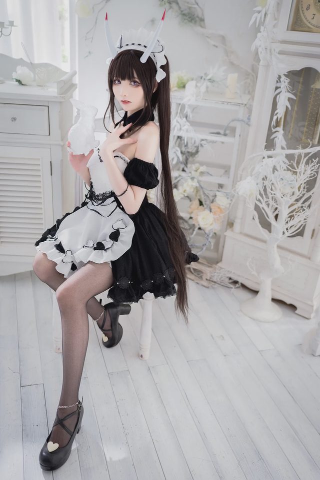 千城夜vv 《碧蓝航线》能代女仆cosplay第 8 张图片