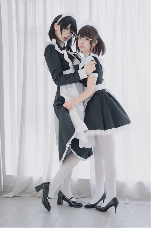 轩萧学姐 十万珍吱伏特 双人女仆第 10 张图片