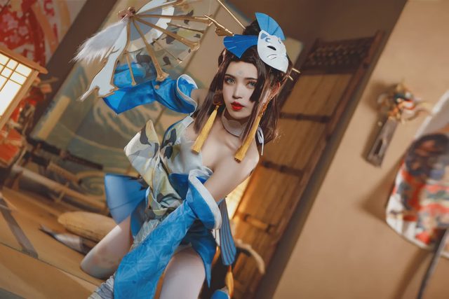 阿柒 王者荣耀不知火舞魅语cosplay第 6 张图片