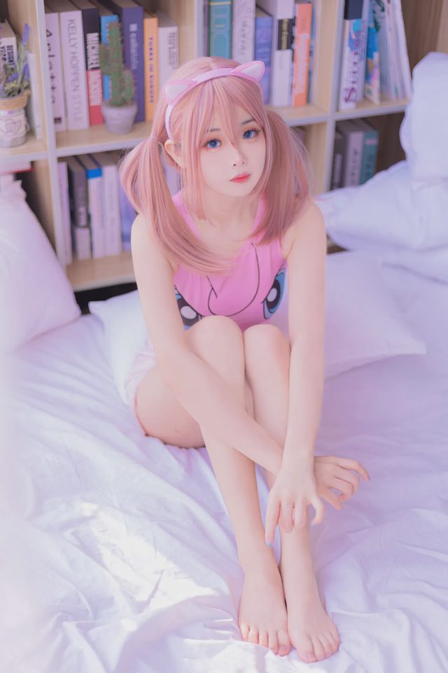 小奶糕Milky 精灵宝可梦 胖丁拟人cosplay第 8 张图片