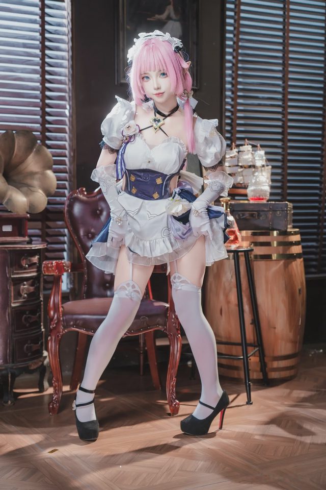 狐玖玖 崩坏三 爱莉希雅 女仆第 3 张图片