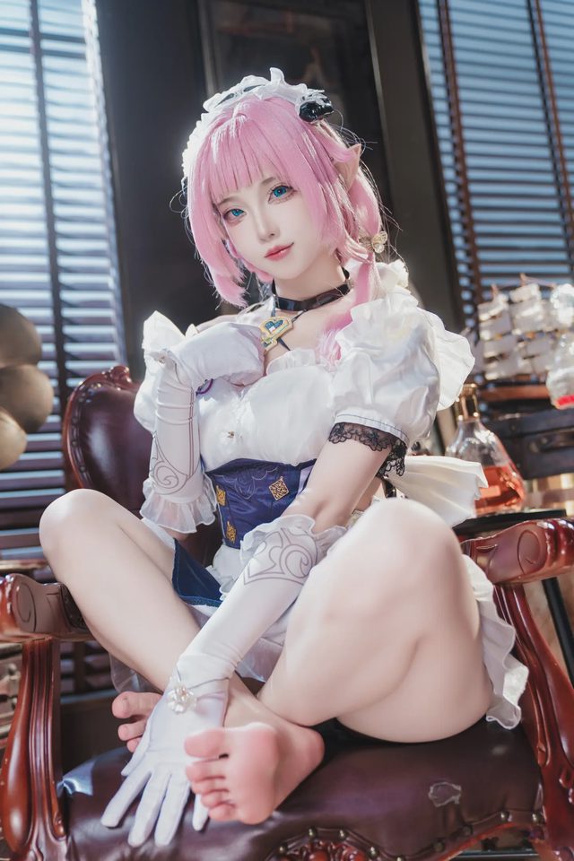狐玖玖 崩坏三 爱莉希雅 女仆第 14 张图片