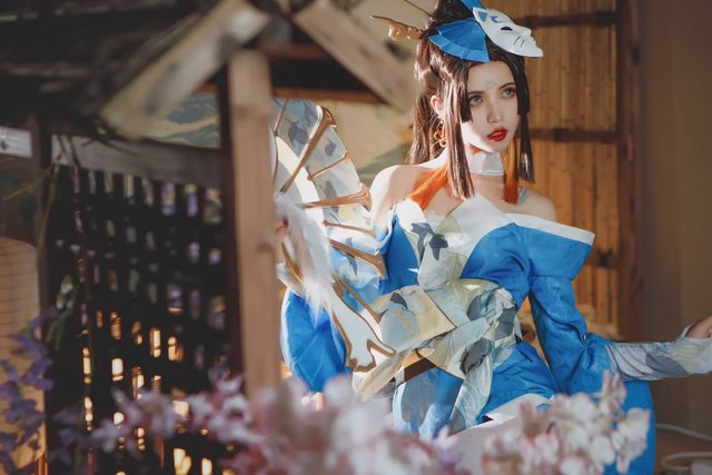 阿柒 王者荣耀不知火舞魅语cosplay第 4 张图片