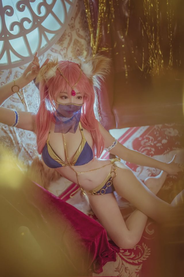 想不到名字的阿八 玉藻前舞娘cosplay第 4 张图片